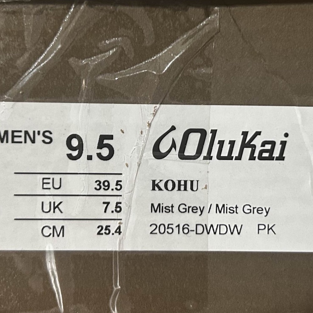 OLUKAI • Kohu Mist Grey Women’s Sneakers 9.5 NWT 👟✨ - Picture 5 of 6
